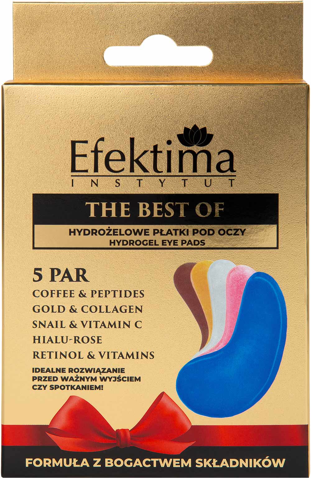 Efektima Hydrożelowe płatki pod oczy The Best Of, 10szt