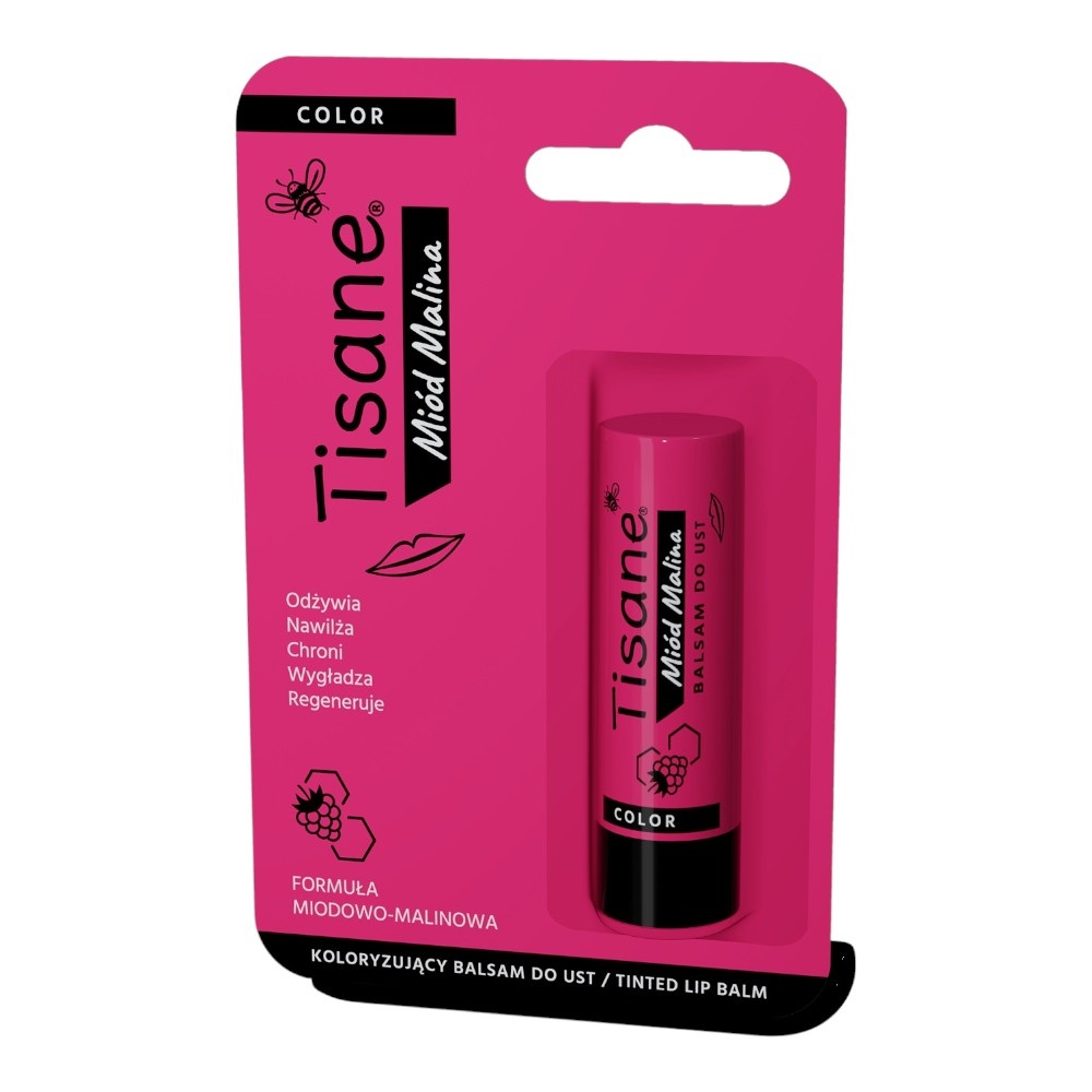 Tisane Miód- Malina Balsam Koloryzujący do ust 5,1 g
