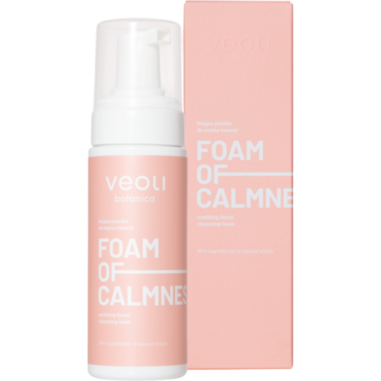 Veoli Botanica Foam Of Calmness Kojąca pianka do mycia twarzy 