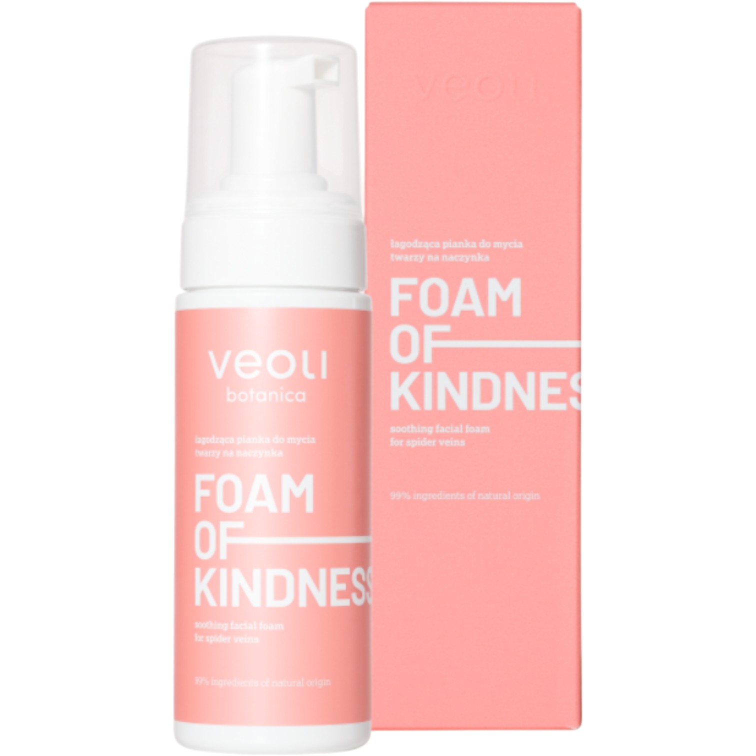 Veoli Botanica Foam Of Kindness Łagodząca pianka do mycia twarzy
