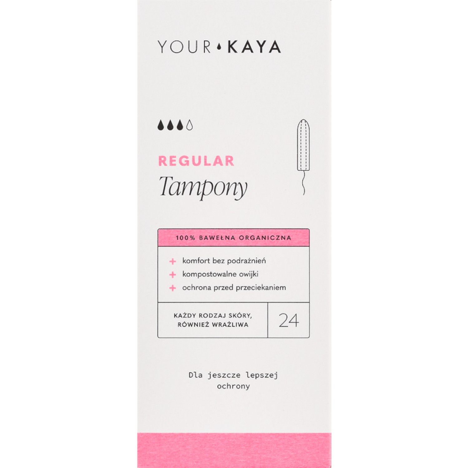 Your Kaya Tampony Regular 24 szt.