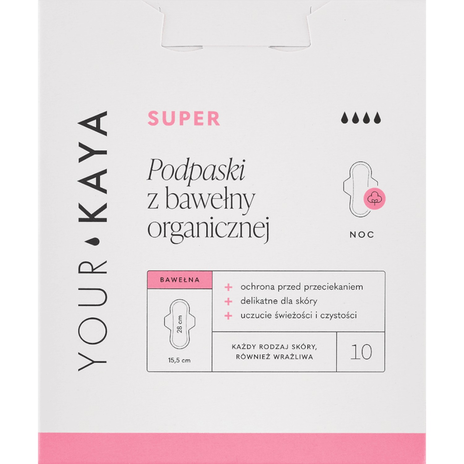 Your Kaya podpaski na noc 10 szt.