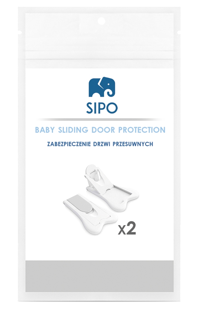 Sipo Blocco Sicurezza per Porte Scorrevoli 2 pz