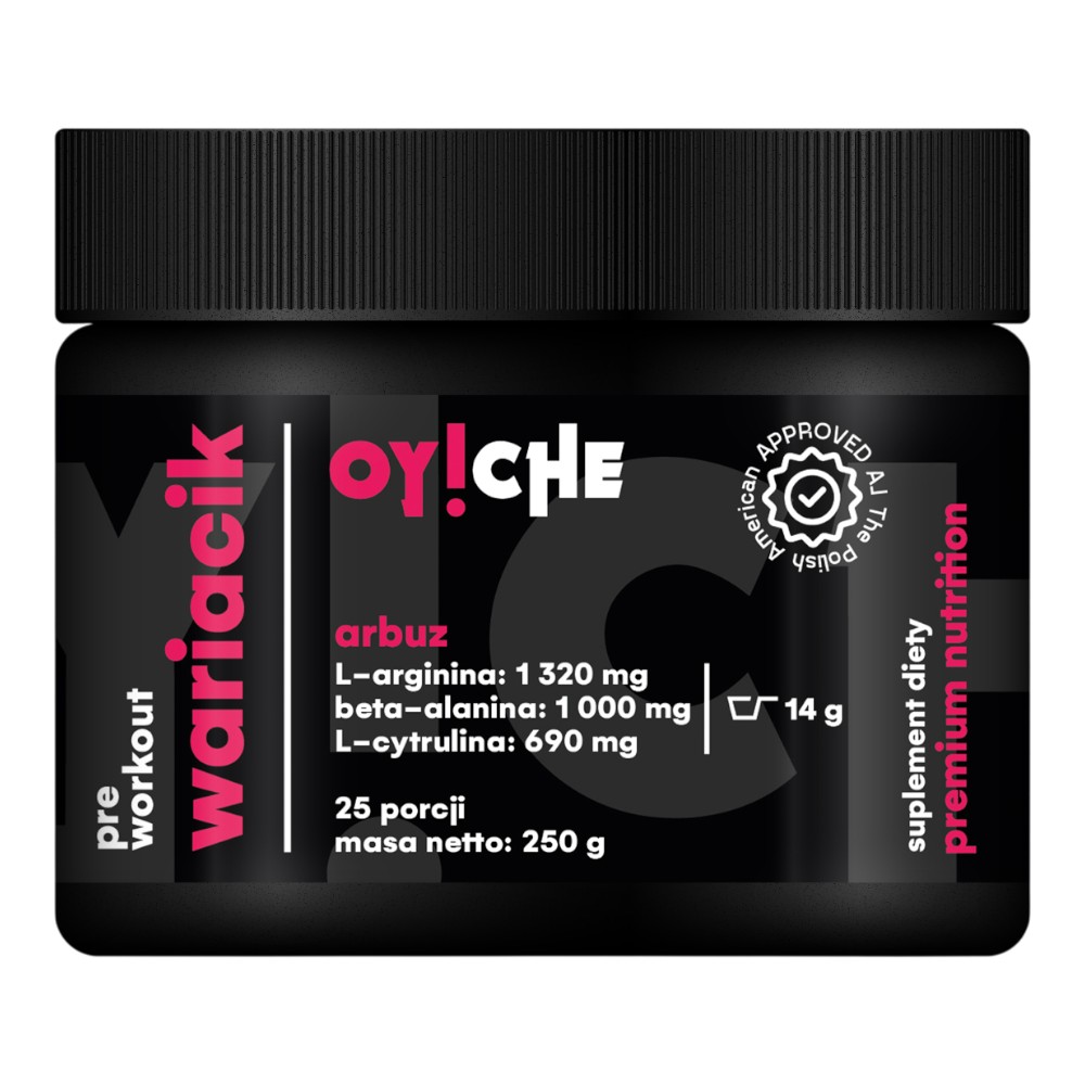 Oyche Wariacik Preworkout Exotic Proszek do rozpuszczania, 250 g