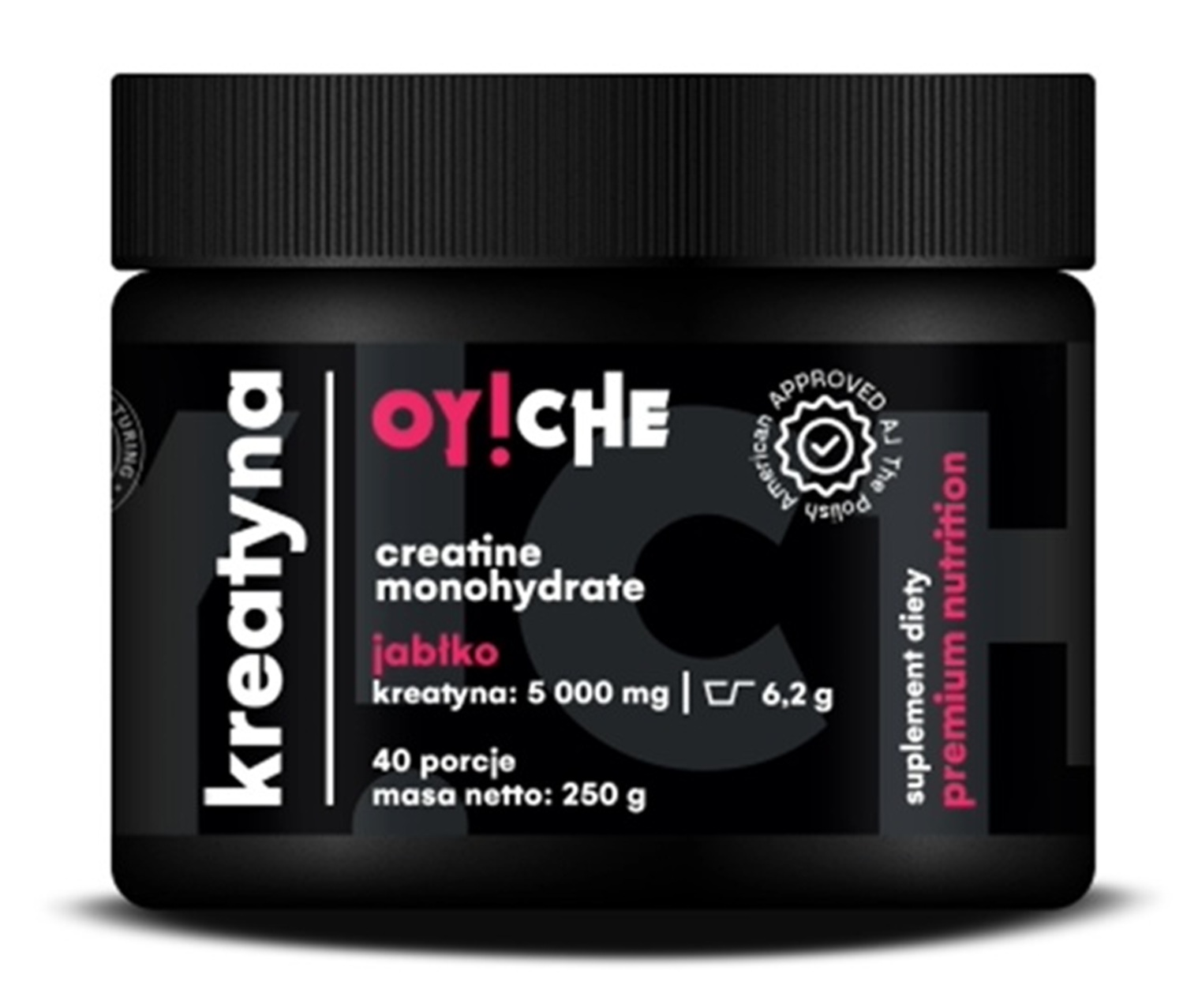 Oyche Kreatyna Jabłko, proszek 250 g