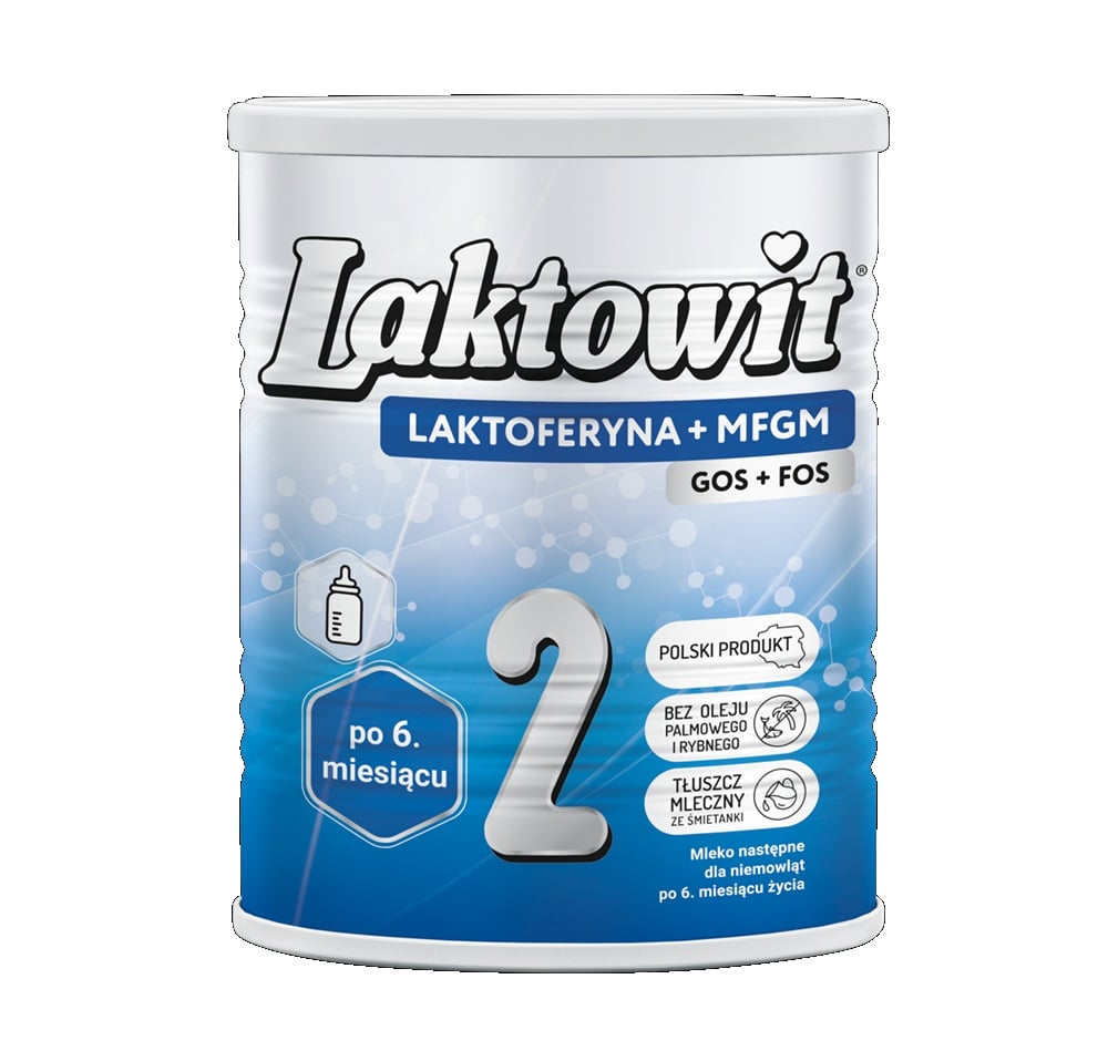 Laktowit Laktoferyna + MFGM 2 Mleko następne po 6 msc.,proszek 400 g