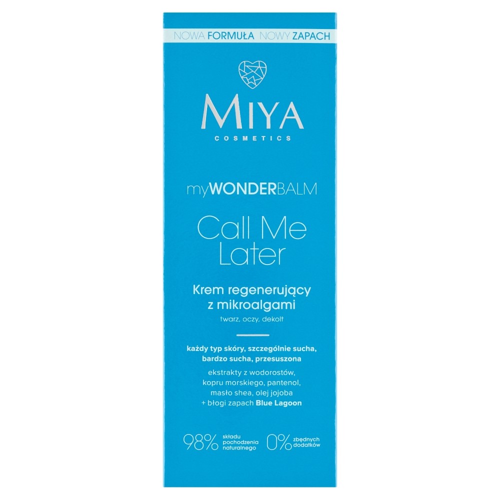Miya Cosmetics myWONDERBALM Call Me Later Crema Rigenerante con Microalghe 75 ml 75 ml