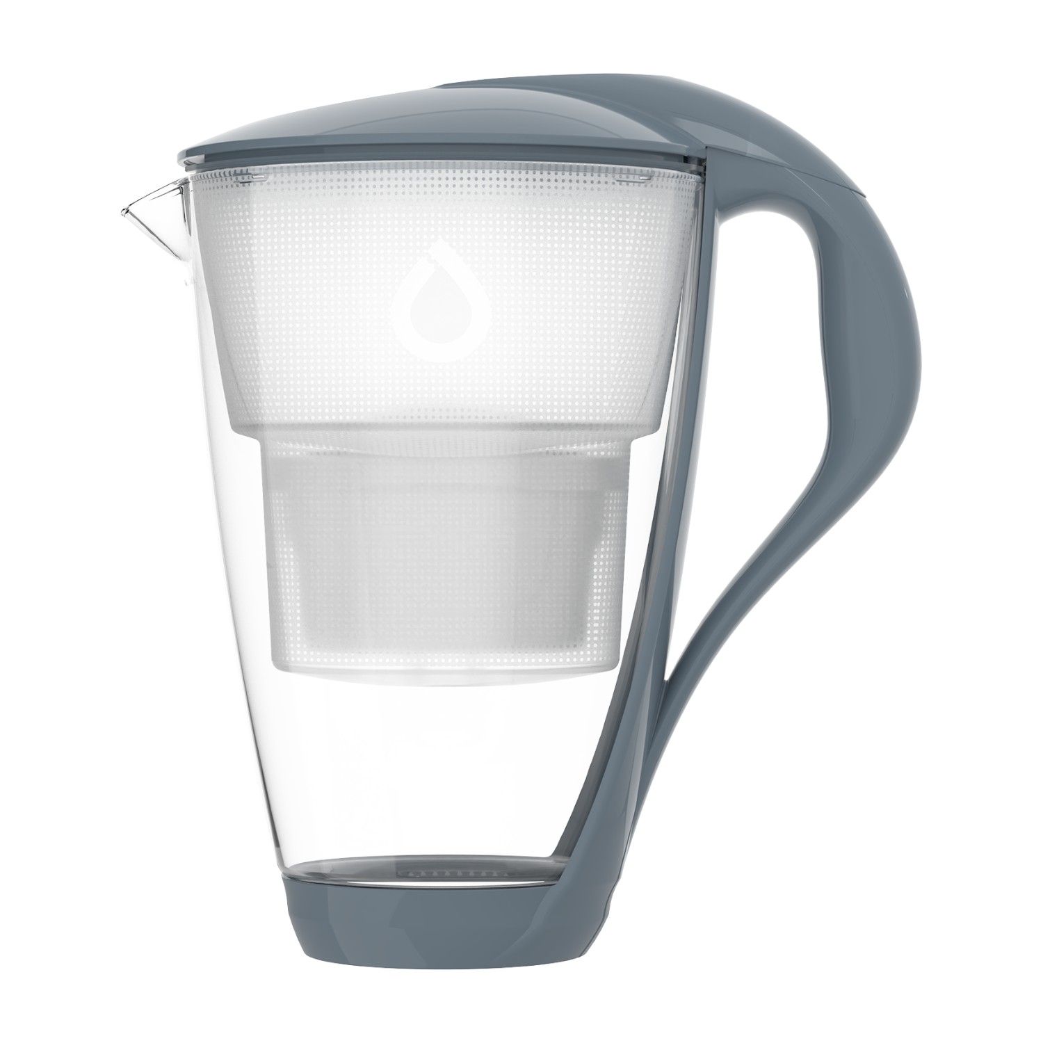 Dafi Led Unimax Caraffa filtrante in vetro, acciaio 1 pz