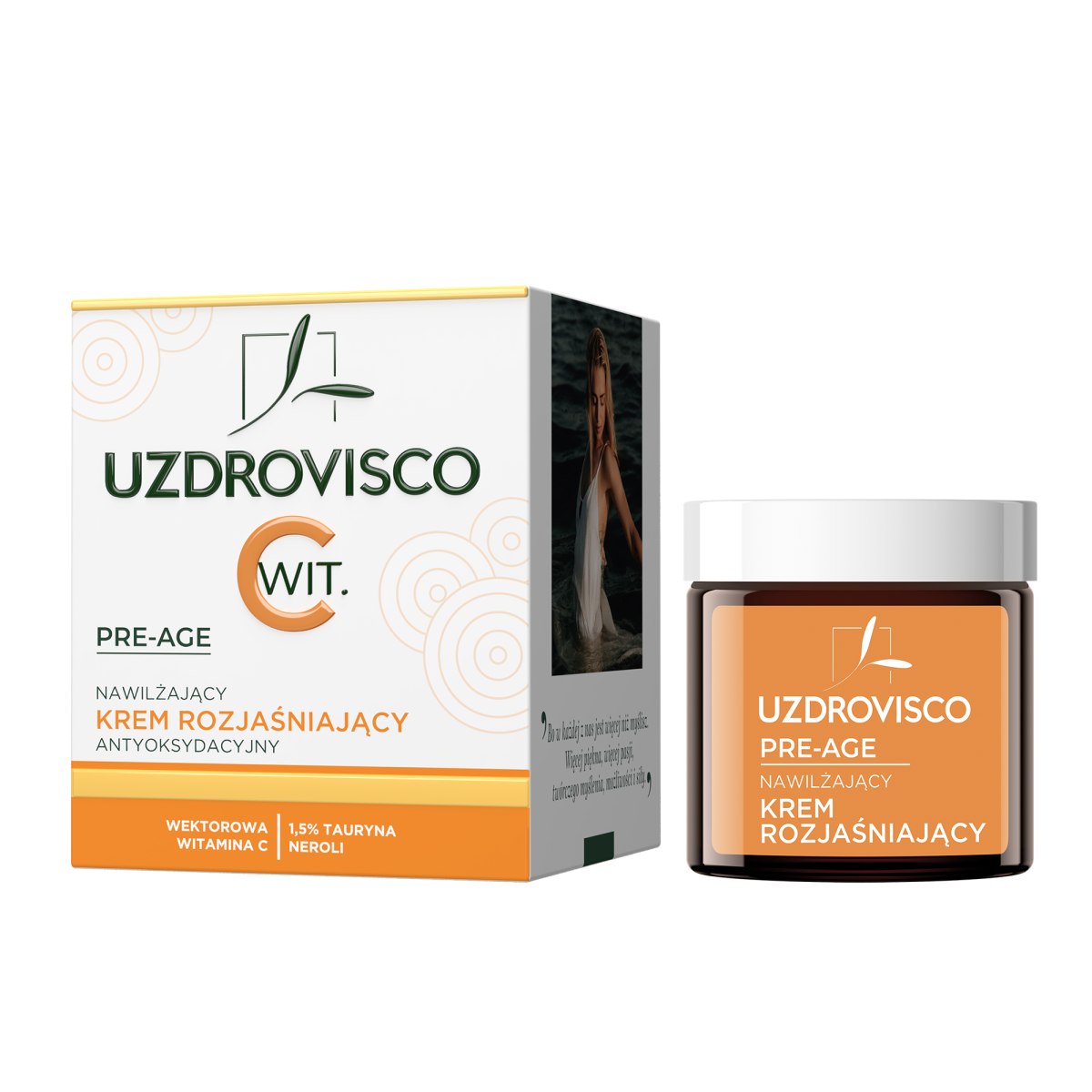 Uzdrovisco Pre-Age - Nawilżający krem rozjaśniający antyoksydacyjny 50ml 50 ml