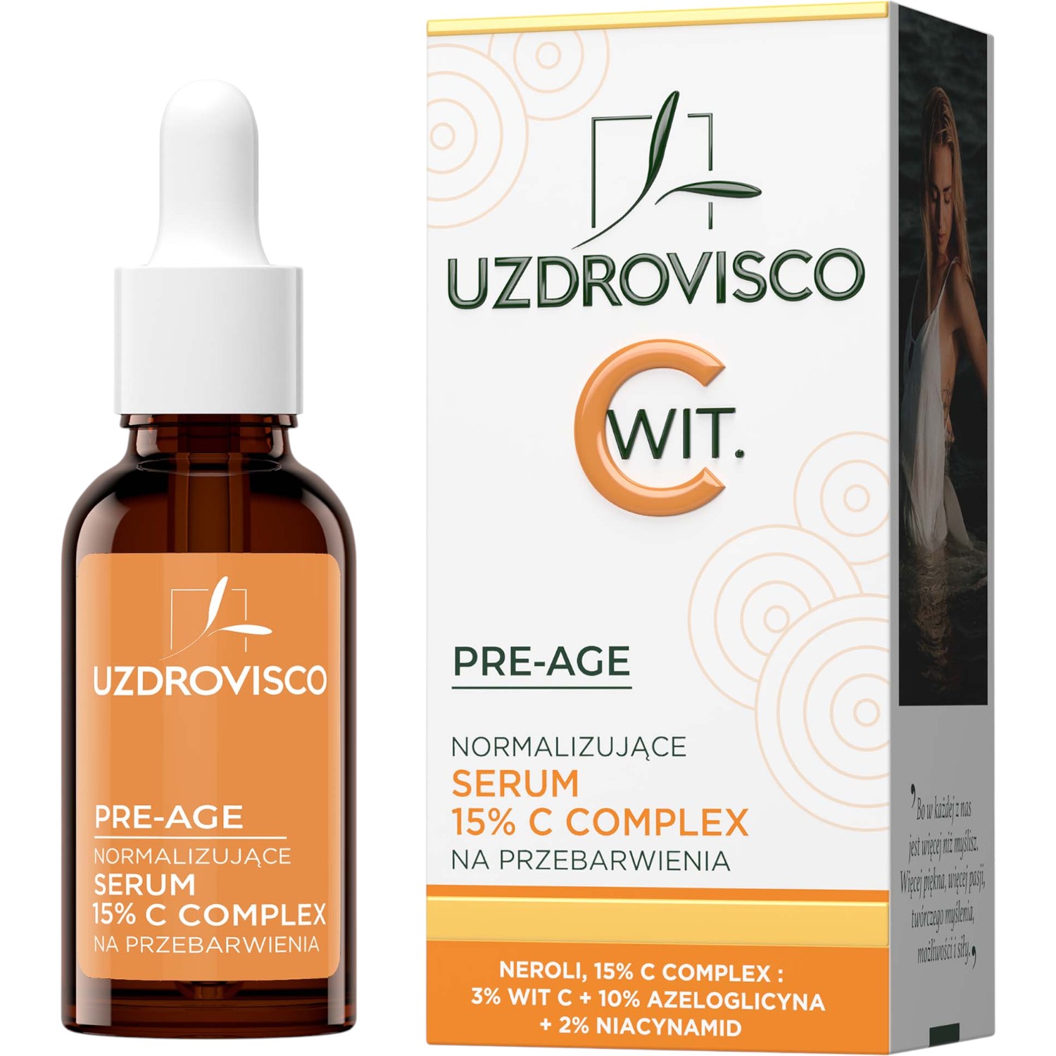 Uzdrovisco Pre-Age C Complex 15% - Normalizujące serum na przebarwienia 30ml
