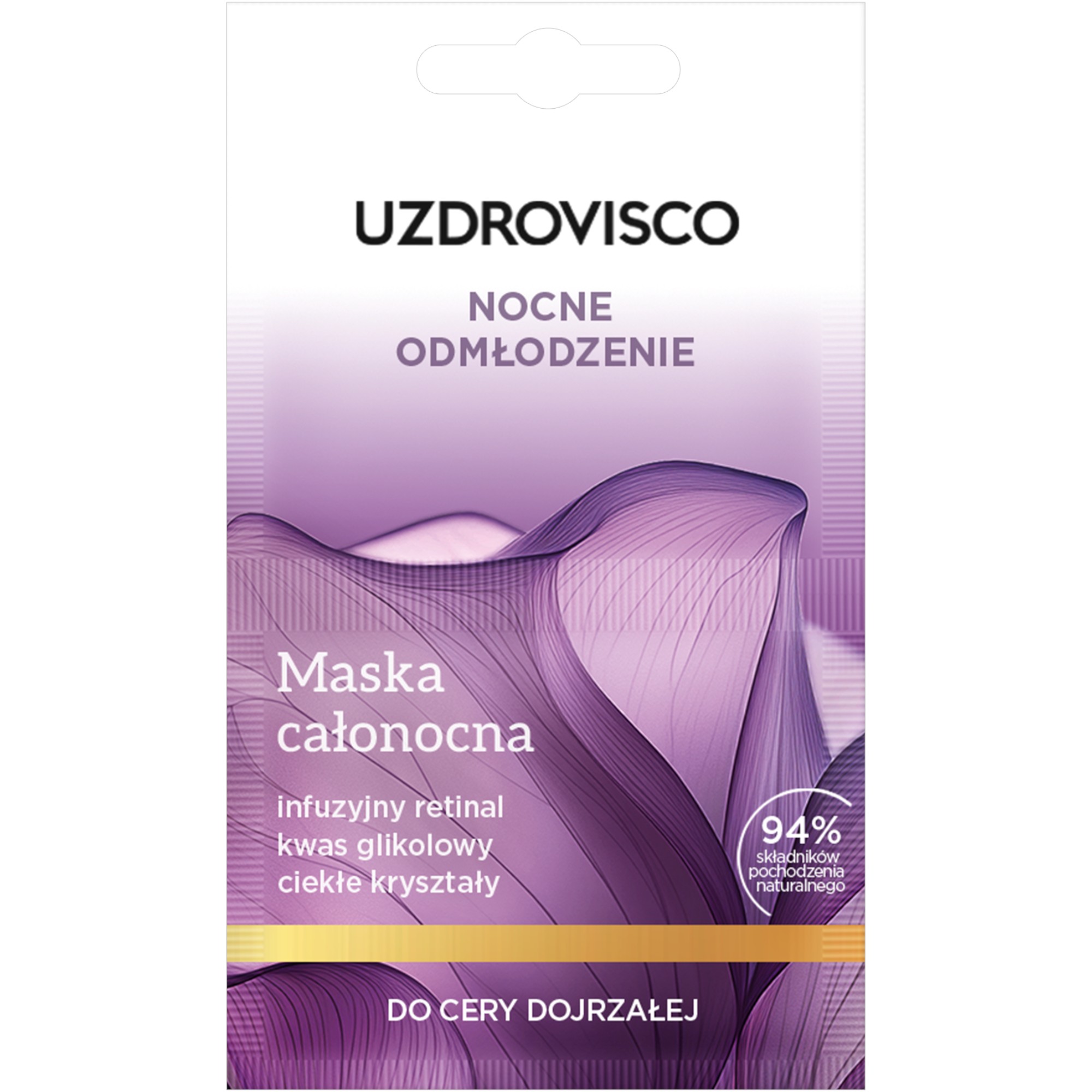 Uzdrovisco Maschera Notte Rinnovo Notturno, 2x5ml