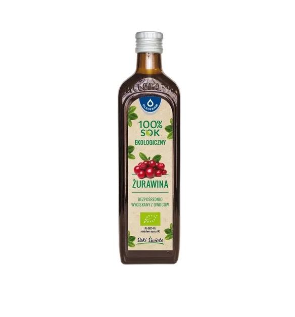 Oleofarm Żurawina 100% Sok ekologiczny