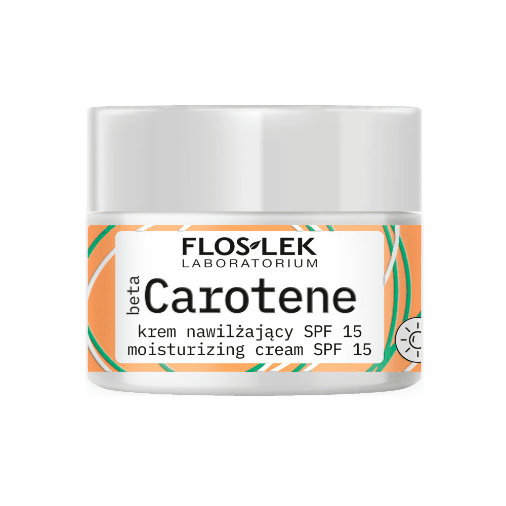 Flos-Lek betaCarotene Pro Age Krem nawilżający SPF15, Na dzień