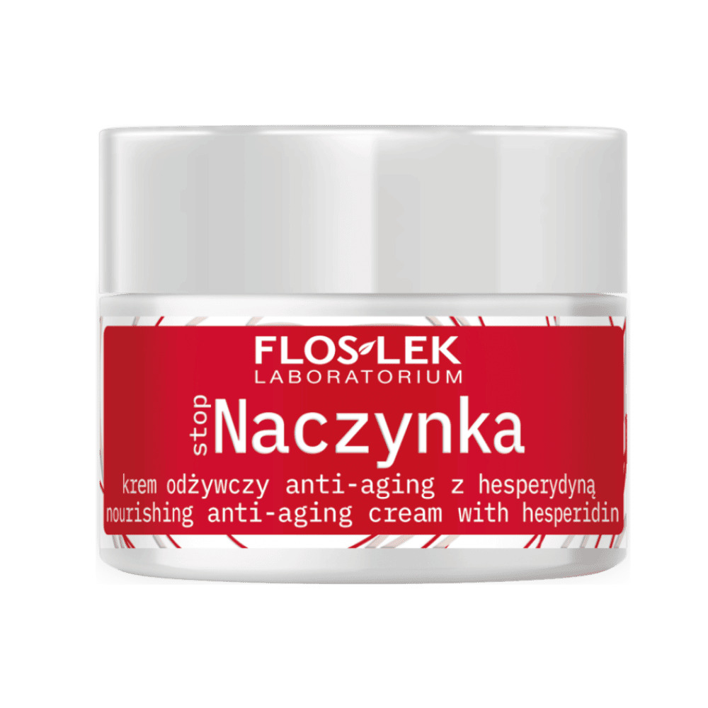 FLOSLEK LABORATORIUM stopNACZYNKA Krem odżywczy anti-aging z hesperydyną na dzień i na noc, 50 ml