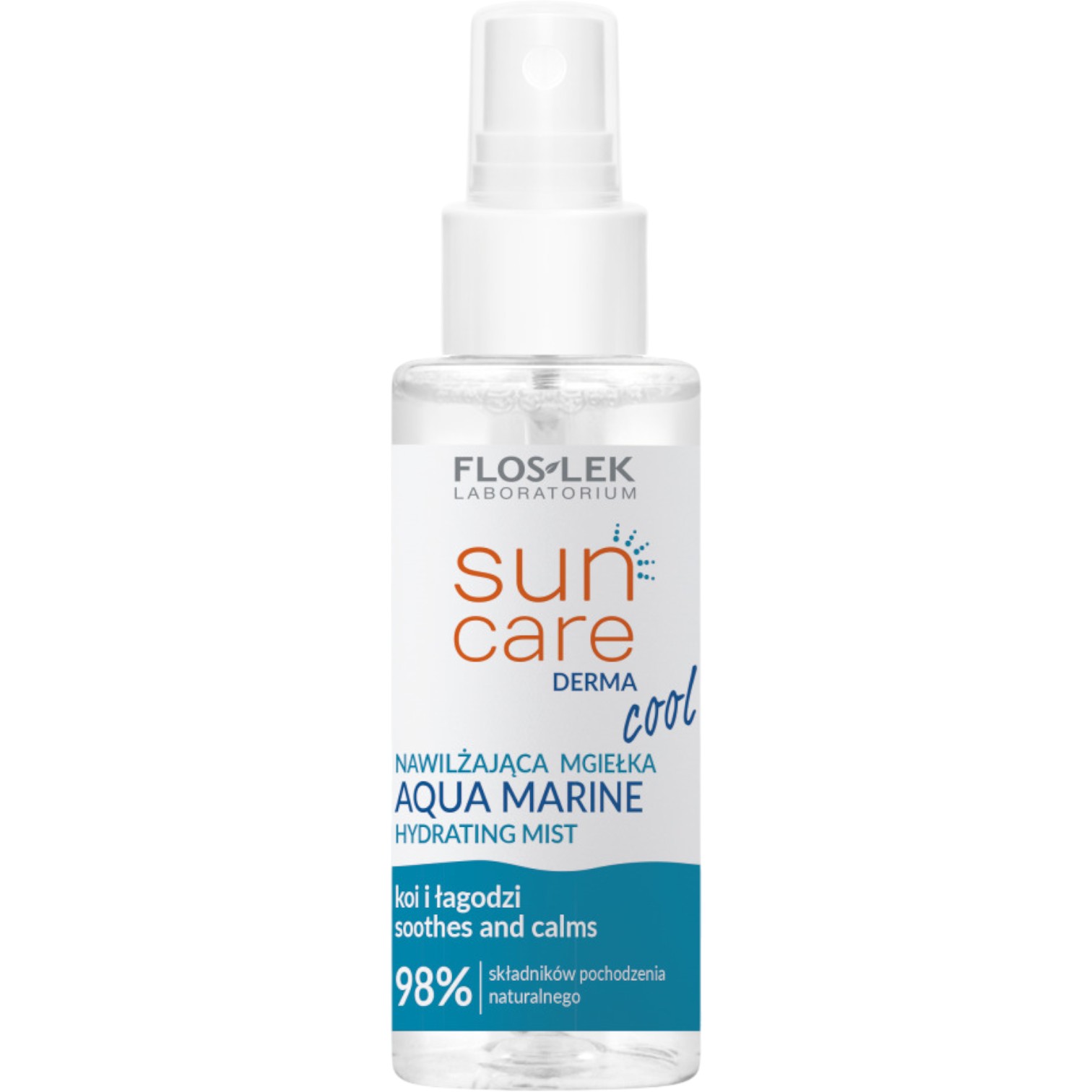 Flos-Lek Sun Care Derma Cool Nawilżająca mgiełka Aqua Marine, 95 ml