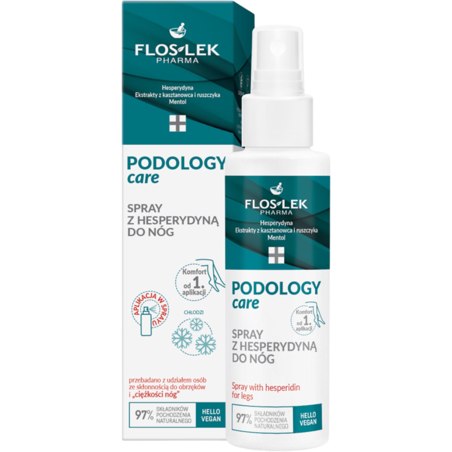 Flos-Lek Podology Care Spray z hesperydyną do nóg, 100 ml
