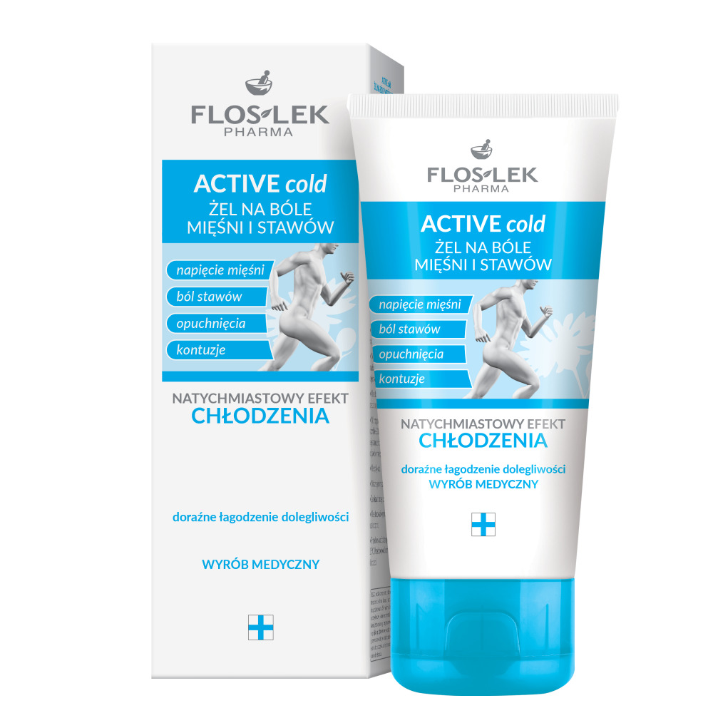 Flos-Lek Active Cold Żel na bóle mięśni i stawów, 100 ml