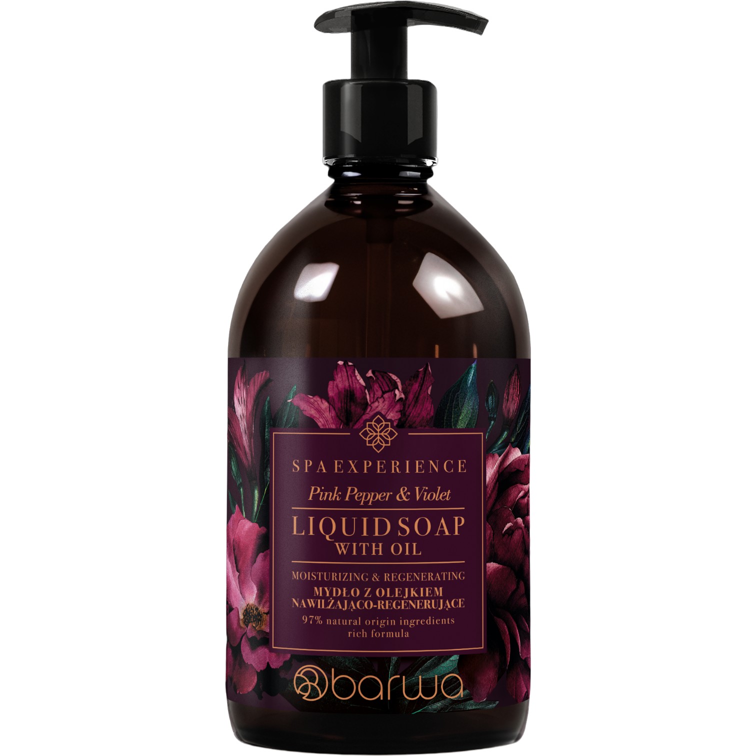 Barwa Spa Experience Mydło w płynie, Pink Pepper & Violet