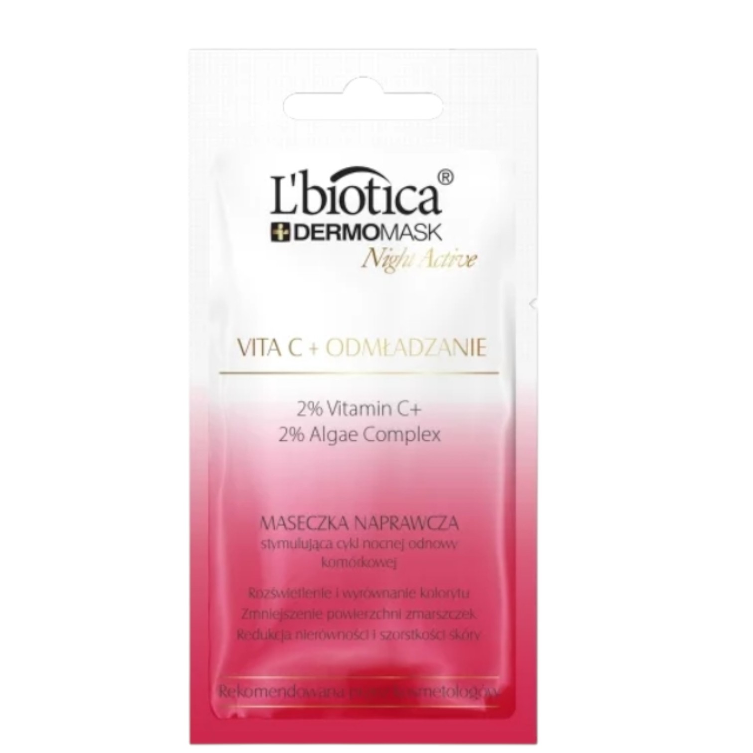 L'biotica Dermomask Night Active Maschera Vit. C + Ringiovanimento 12 ml