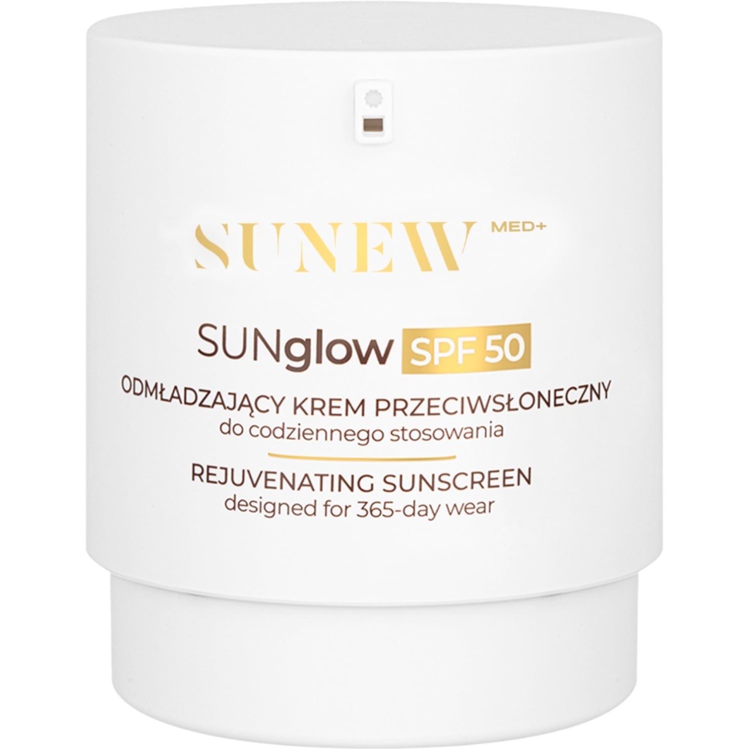 SunewMed+ SUNglow Odmładzający krem przeciwsłoneczny do twarzy, SPF50