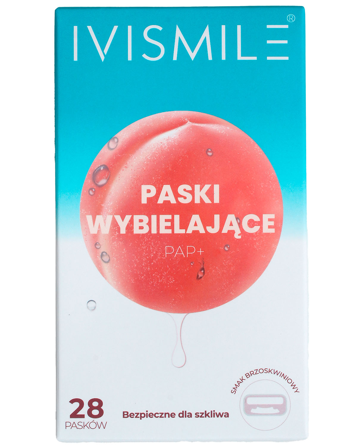 Ivismile Kokosowe Paski do wybielania zębów na sucho (bez wody utlenionej)