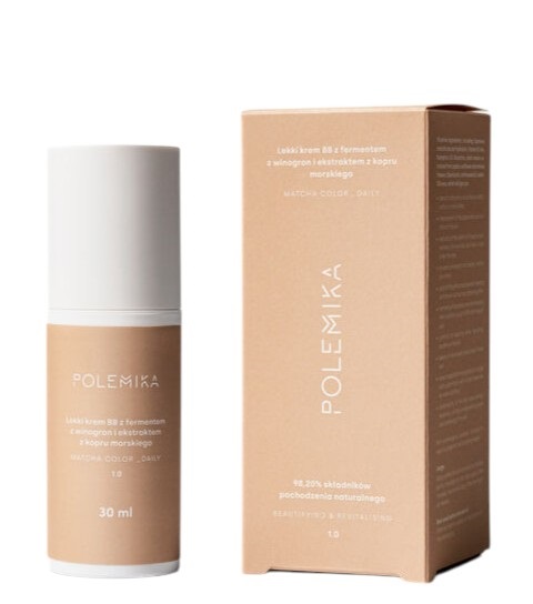 Polemika BB Cream leggera con fermentato d'uva ed estratto di finocchio di mare 1.0 30 ml