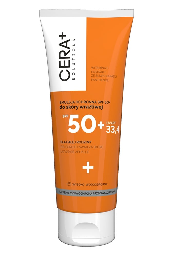 Cera+ Solutions Emulsja Ochronna do skóry wrażliwej SPF 50+ 200 ml