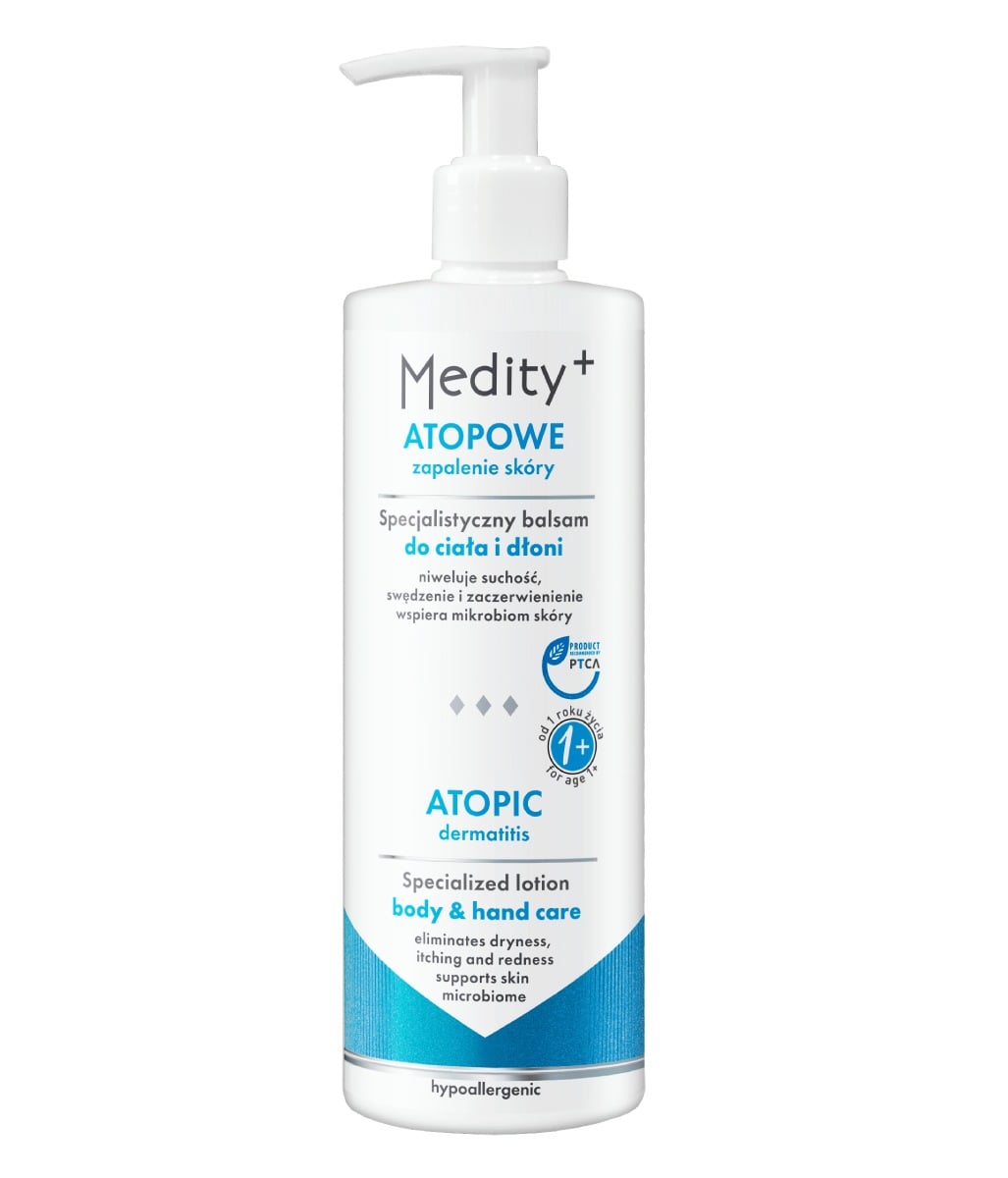 Medity+ Atopowe Zapalenie Skóry Specjalistyczny balsam do ciała i dłoni 