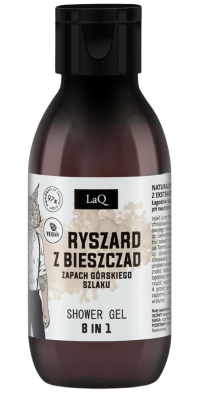Laq Ryszard z Bieszczad Żel pod prysznic 8w1, Travel