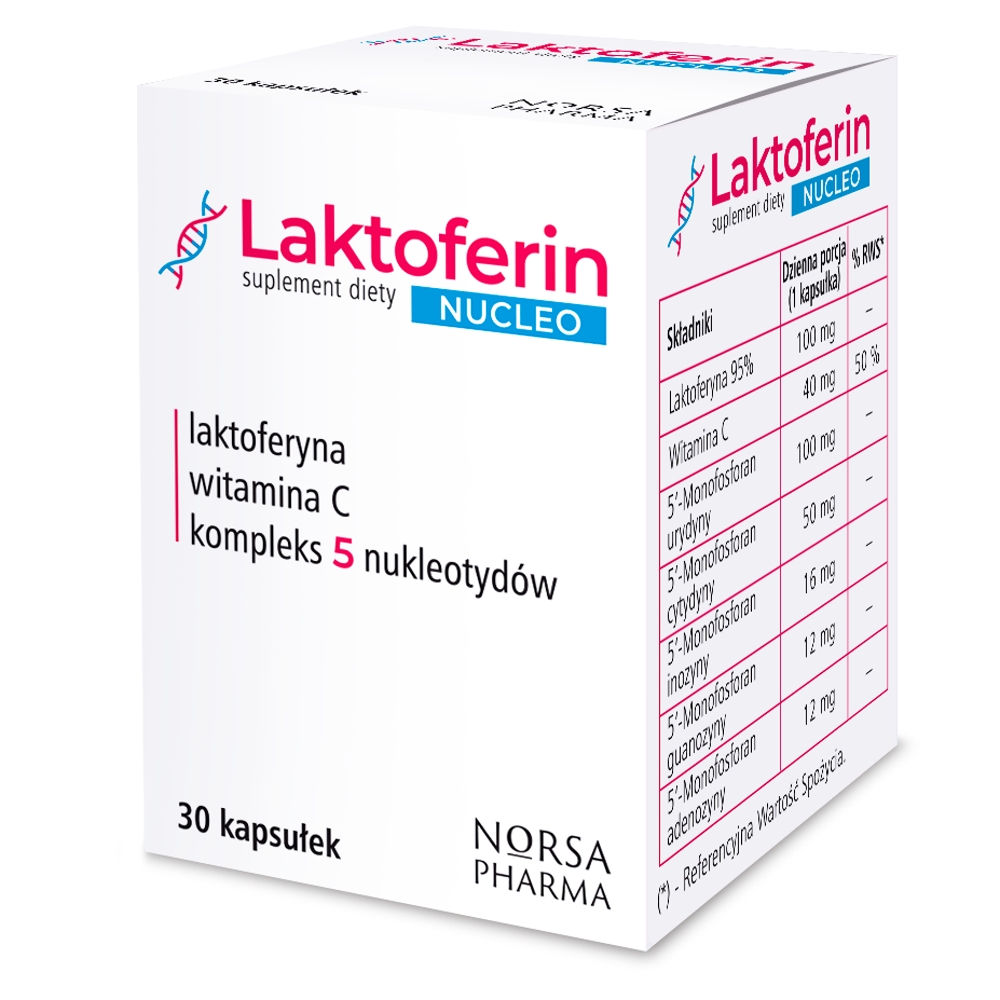 Lactoferin Nucleo, kapsułki, 30 szt.