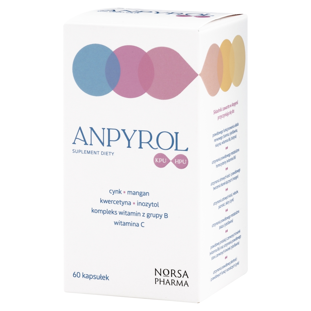 Norsa Pharma Anpyrol KPU/HPU, kapsułki, 60 szt.