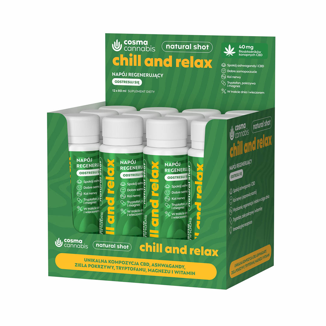 Cosma Cannabis shot Chill and Relax