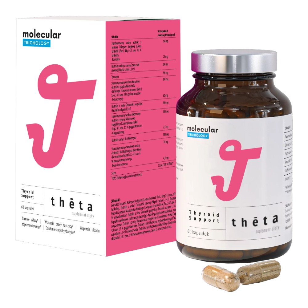 Molecular Trichology Theta Thyroid Support Kapsułki, 60 szt.