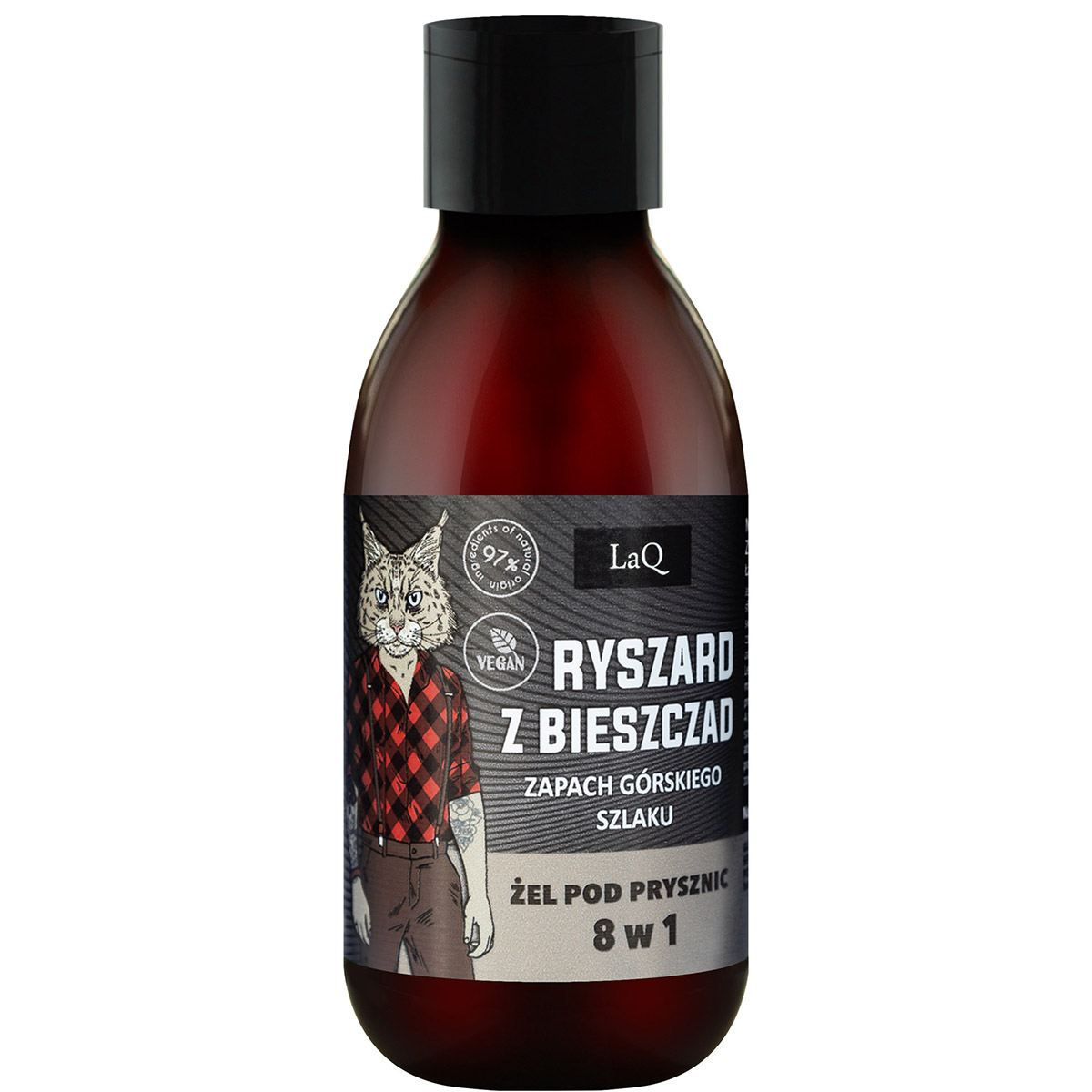 Laq Ryszard z Bieszczad Żel pod prysznic 8w1, Travel