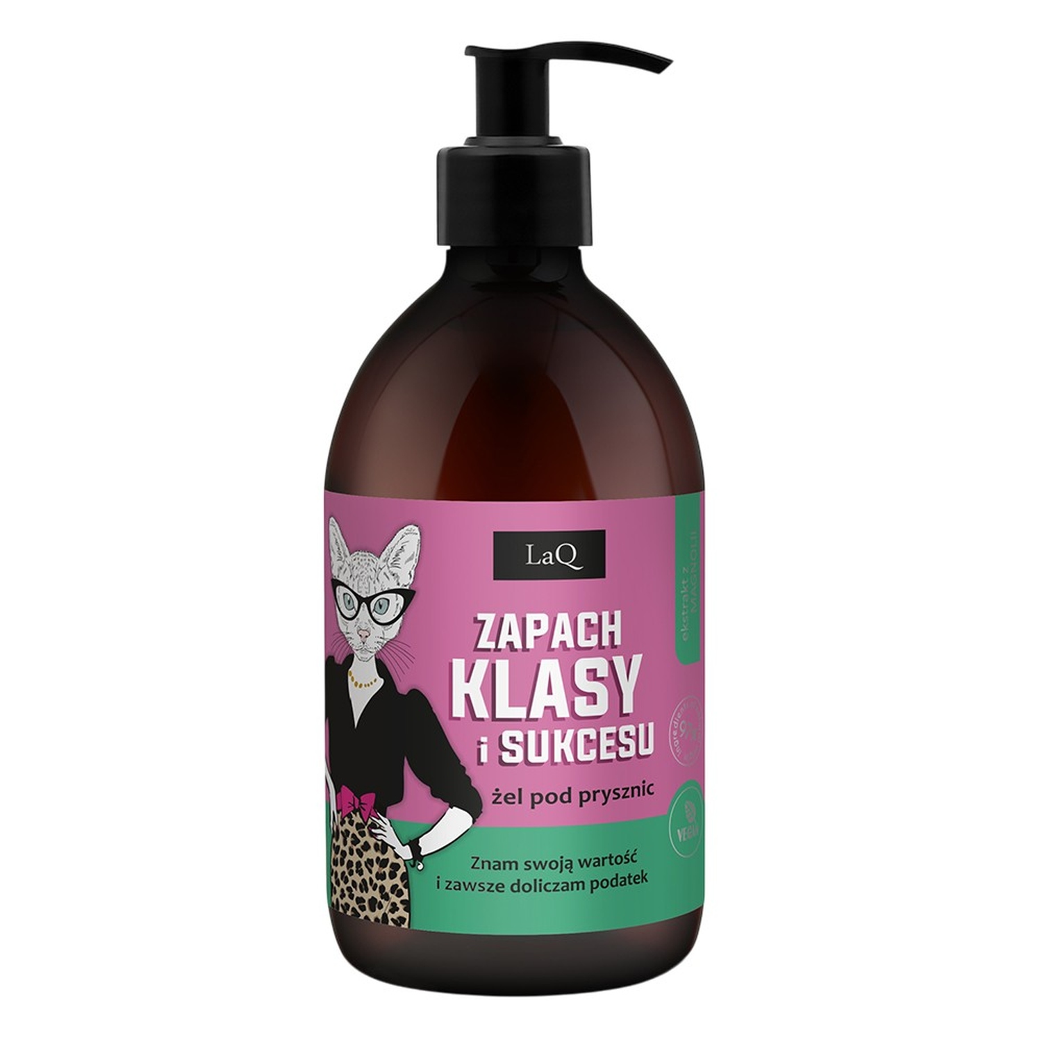 Laq Magnolia - Zapach klasy i sukcesu, żel pod prysznic dla kobiet, 500 ml