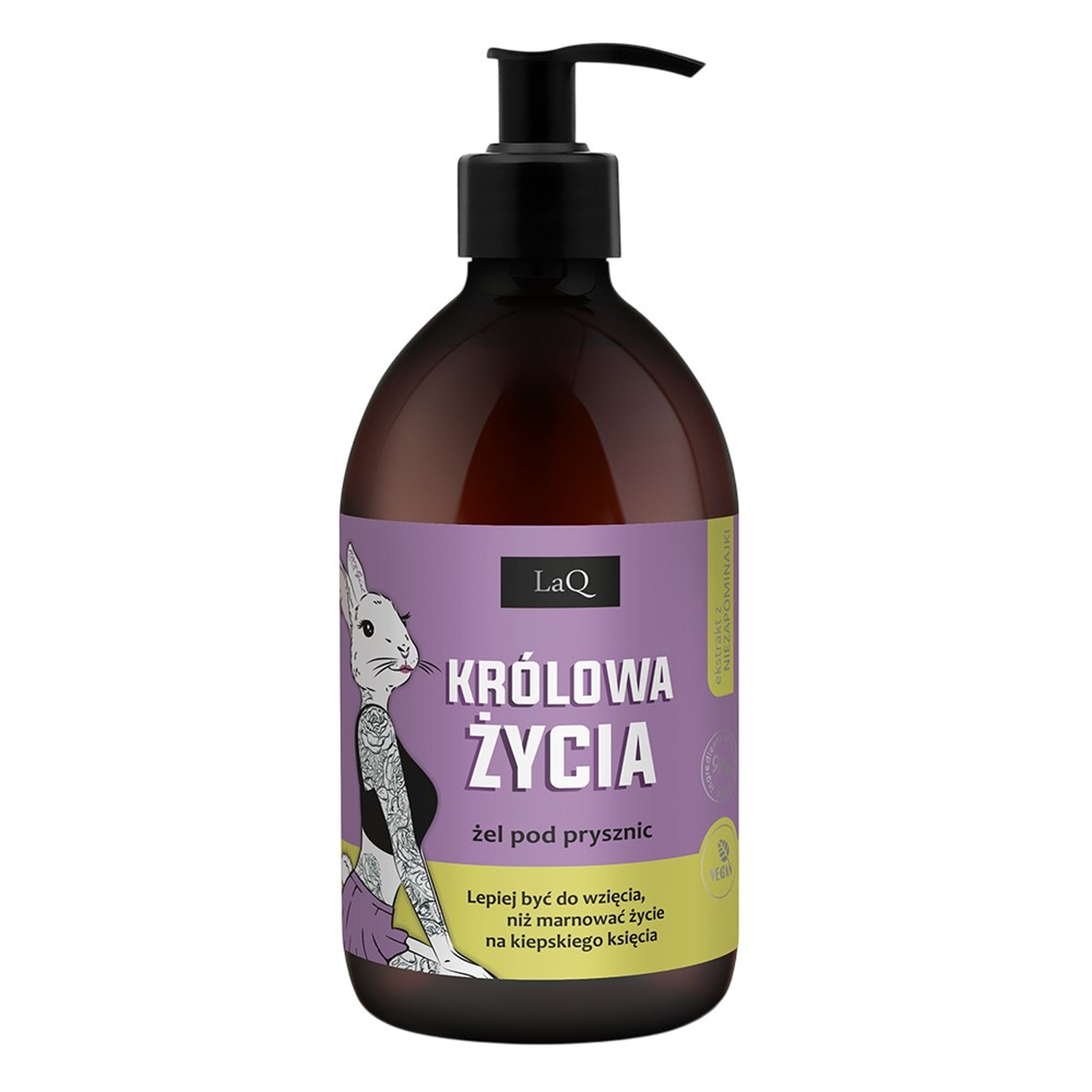 Laq Niezapominajka - Królowa życia, żel pod prysznic dla kobiet, 500 ml