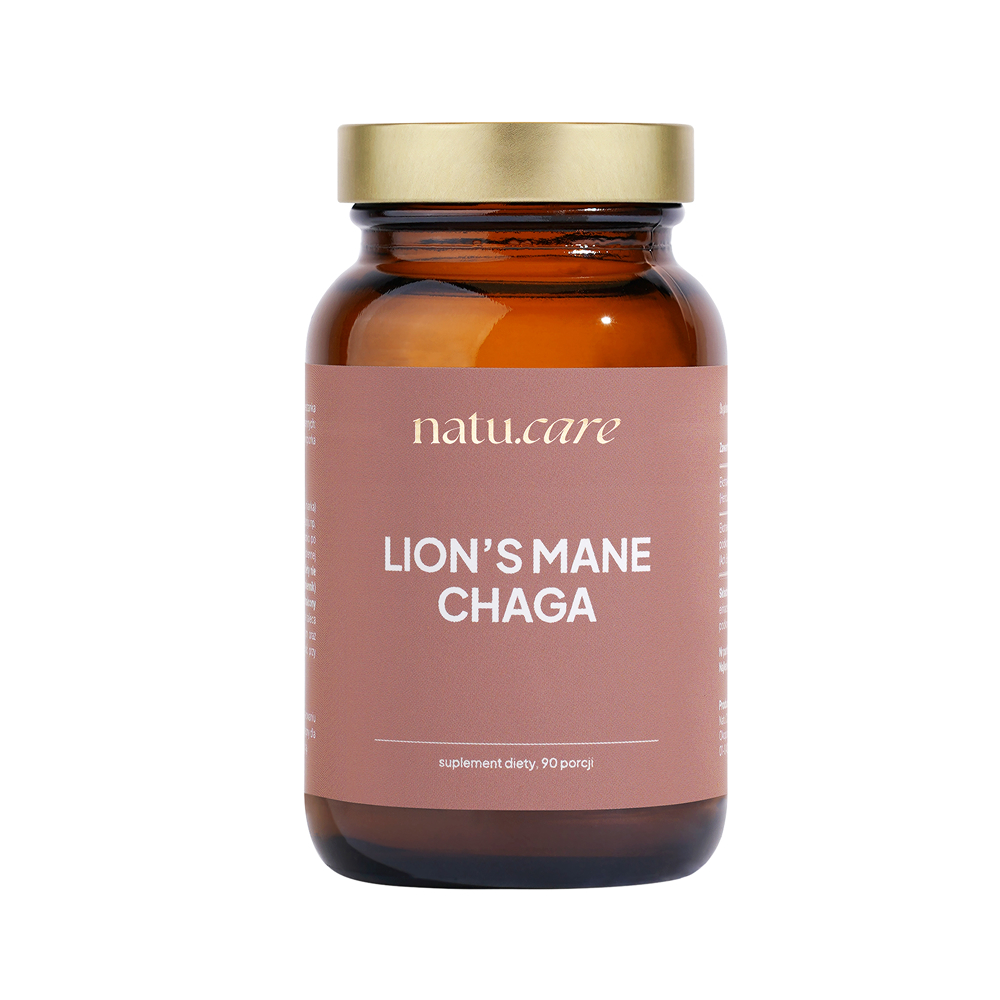 Natu. Care Lion S Mane & Chaga 1500 mg, kapsułki 45 g