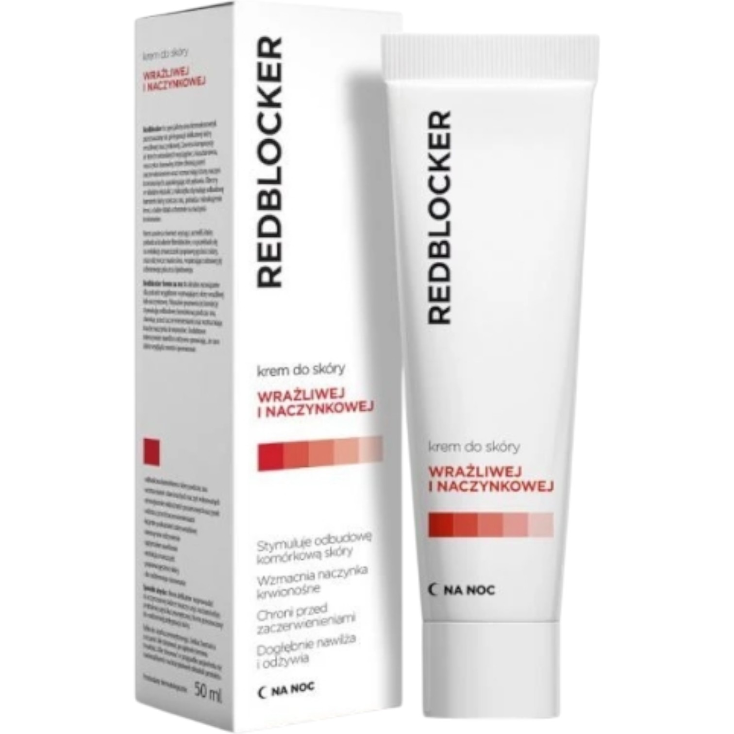 Redblocker Crema per la pelle con capillari fragili, Notte