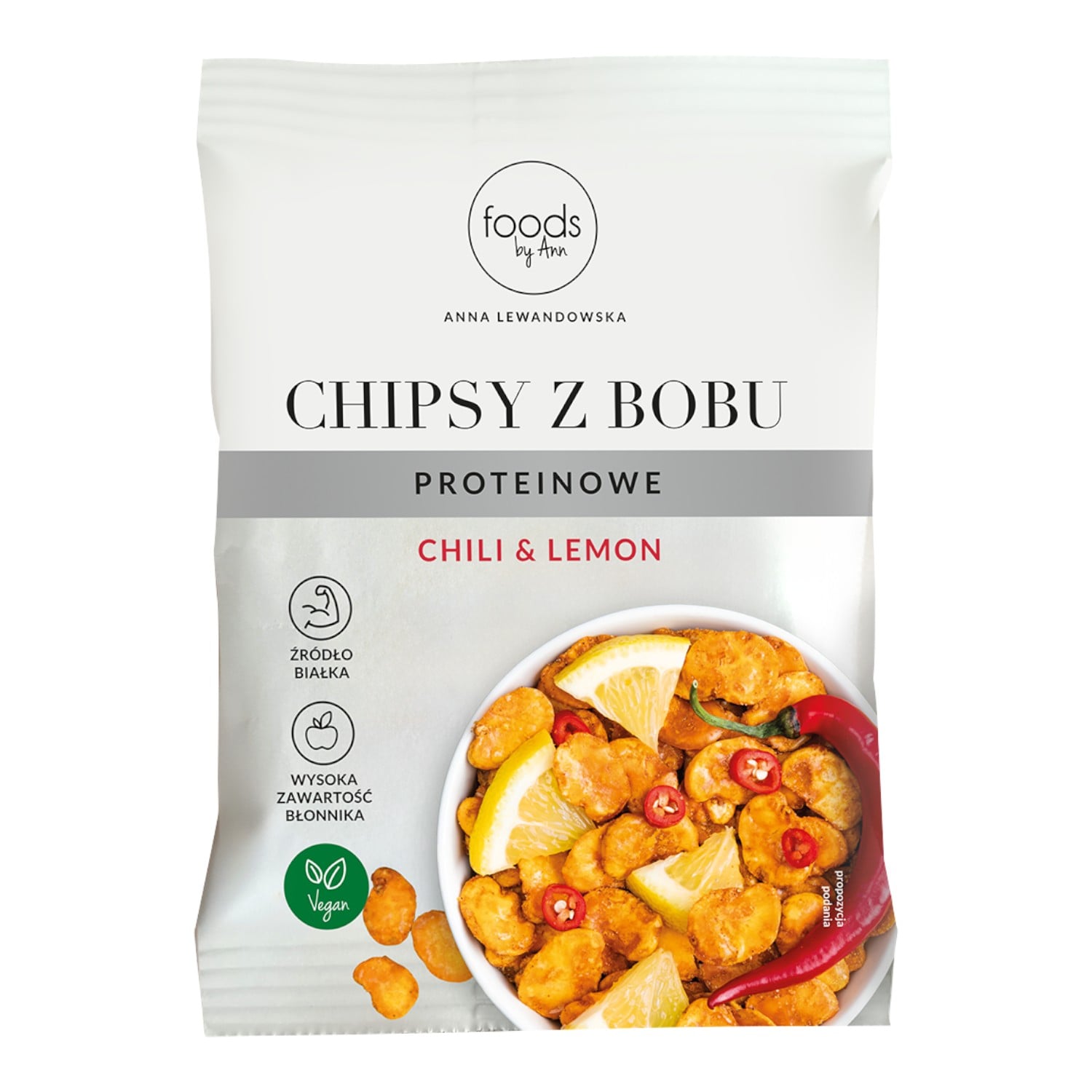 Foods by Ann Chipsy z bobu chili & cytryna