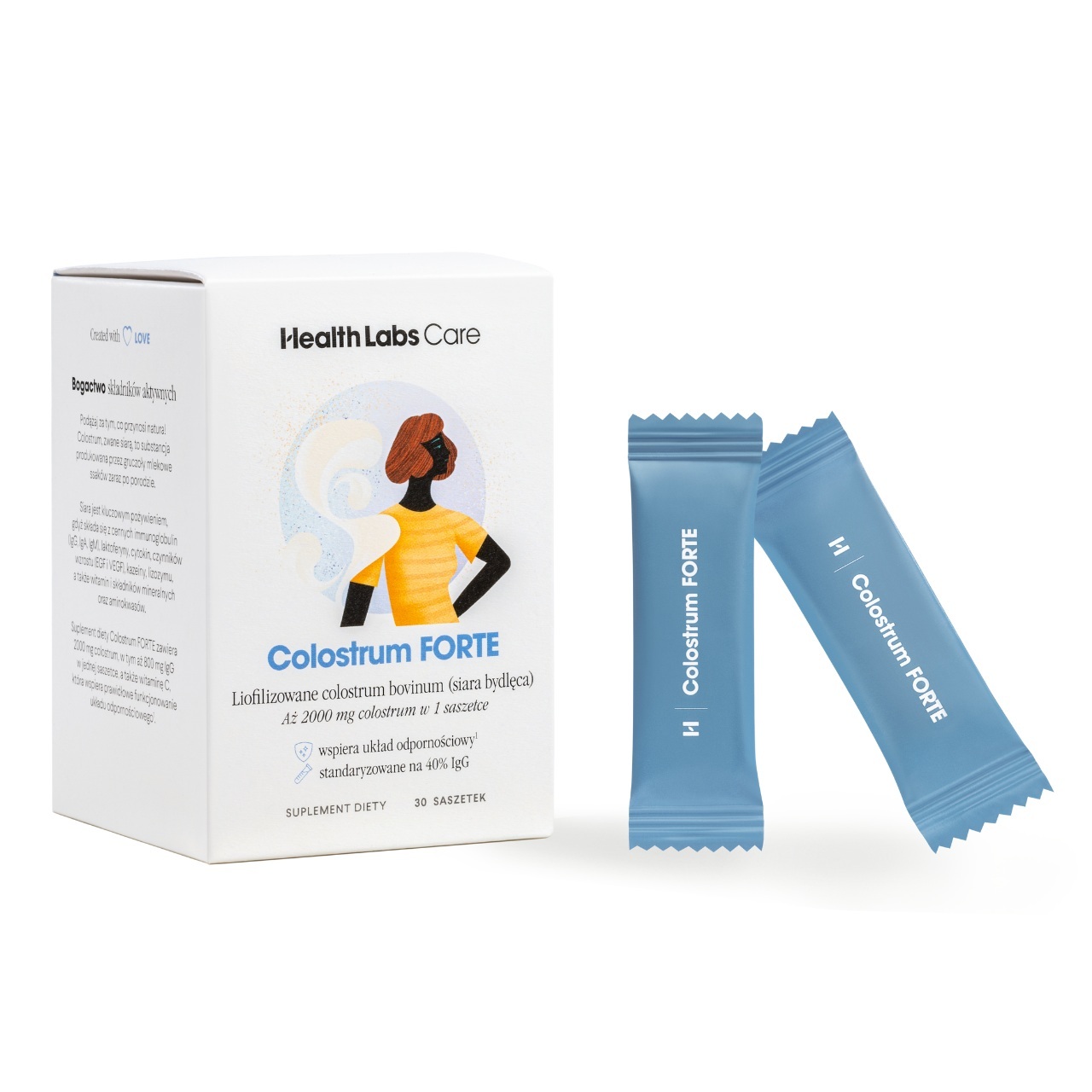Health Labs Colostrum Forte Proszek w saszetkach, 30 szt.
