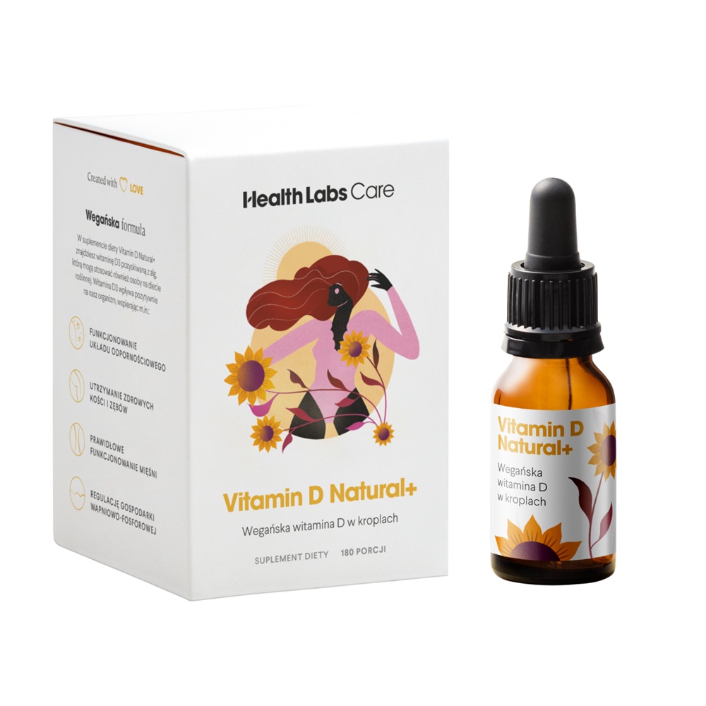 Health Labs Care Vitamin D Natural + krople 9,9 ml
