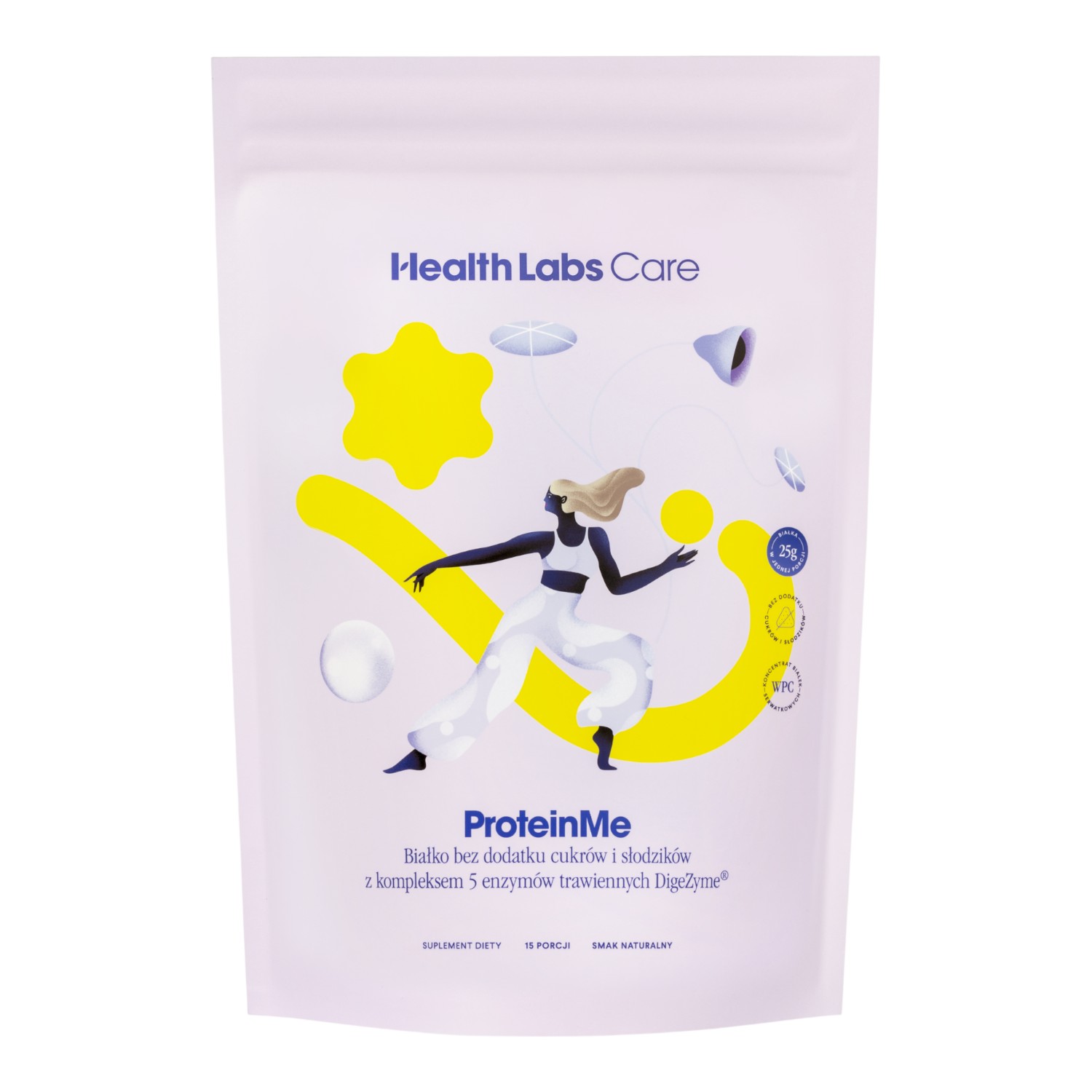 Health Labs Care ProteinMe Smak naturalnym Proszek, 465 g