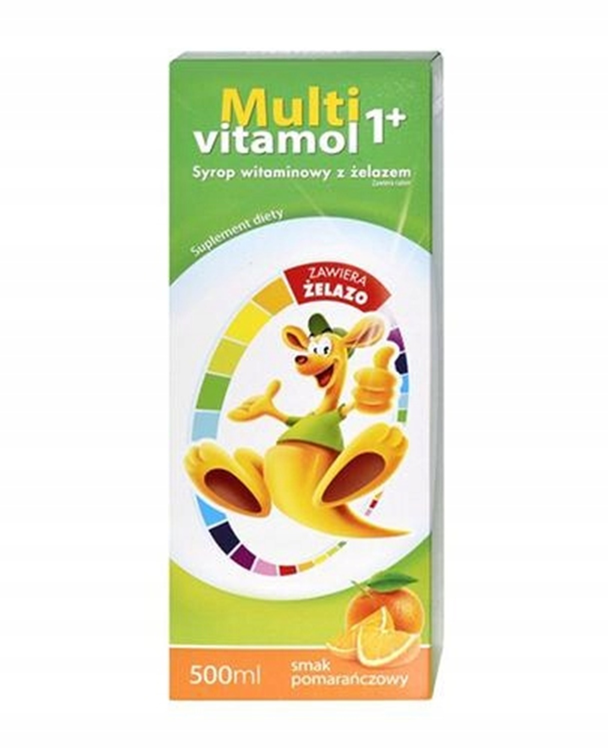 Multivitanol 1+ Syrop witaminowy z żelazem 500 ml