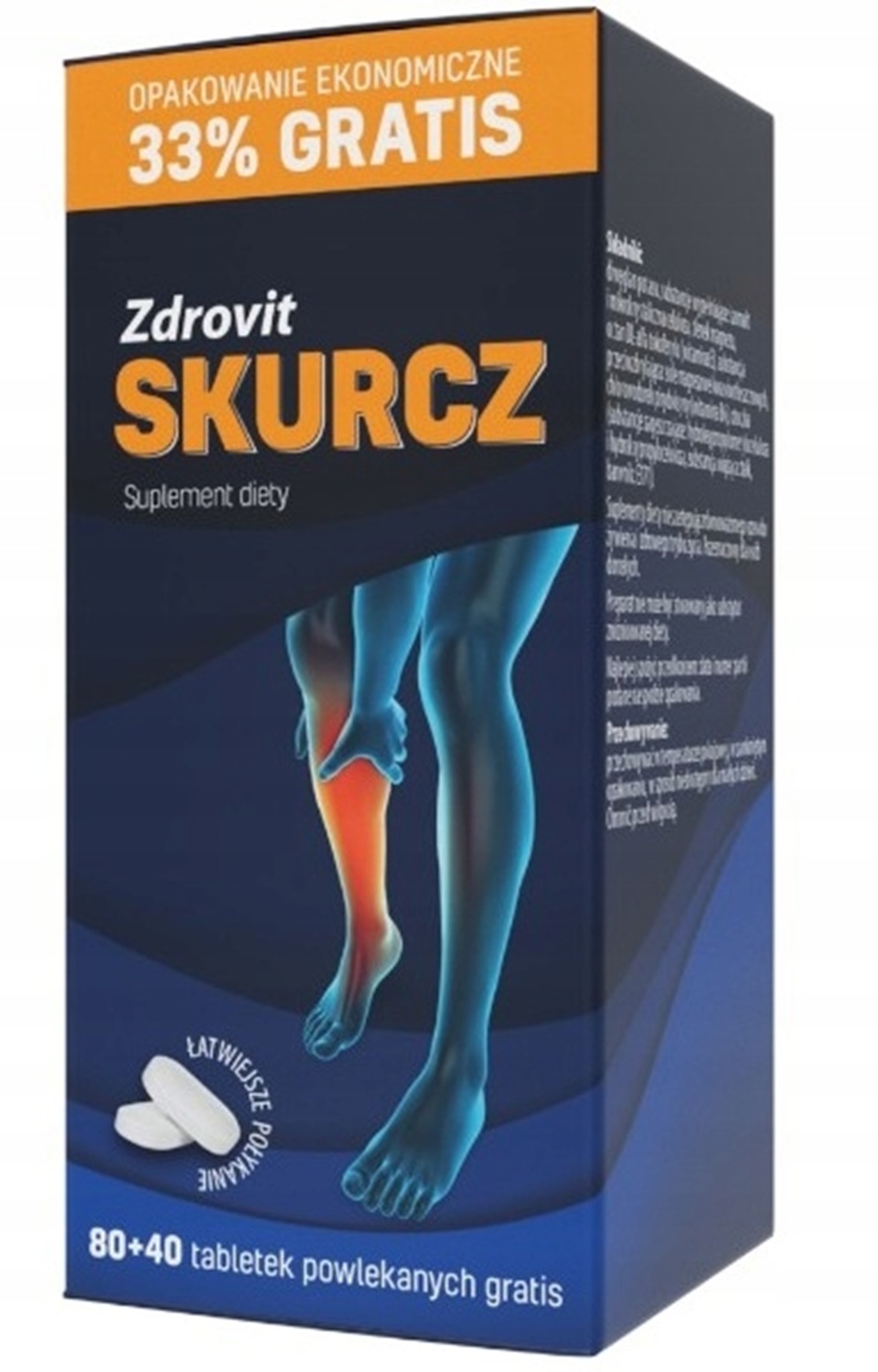 Zdrovit Skurcz, tabletki 80 szt. + 40 szt.