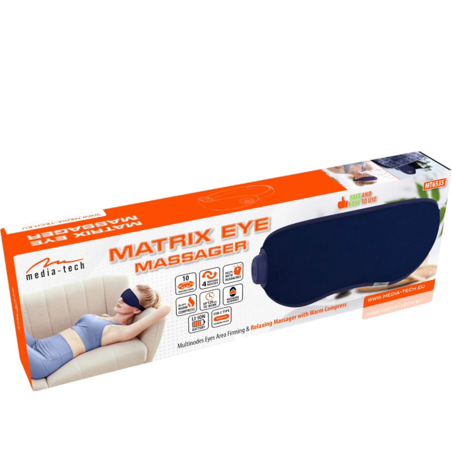 Media-Tech Matrix Eye Massager, Masażer okolic oczu