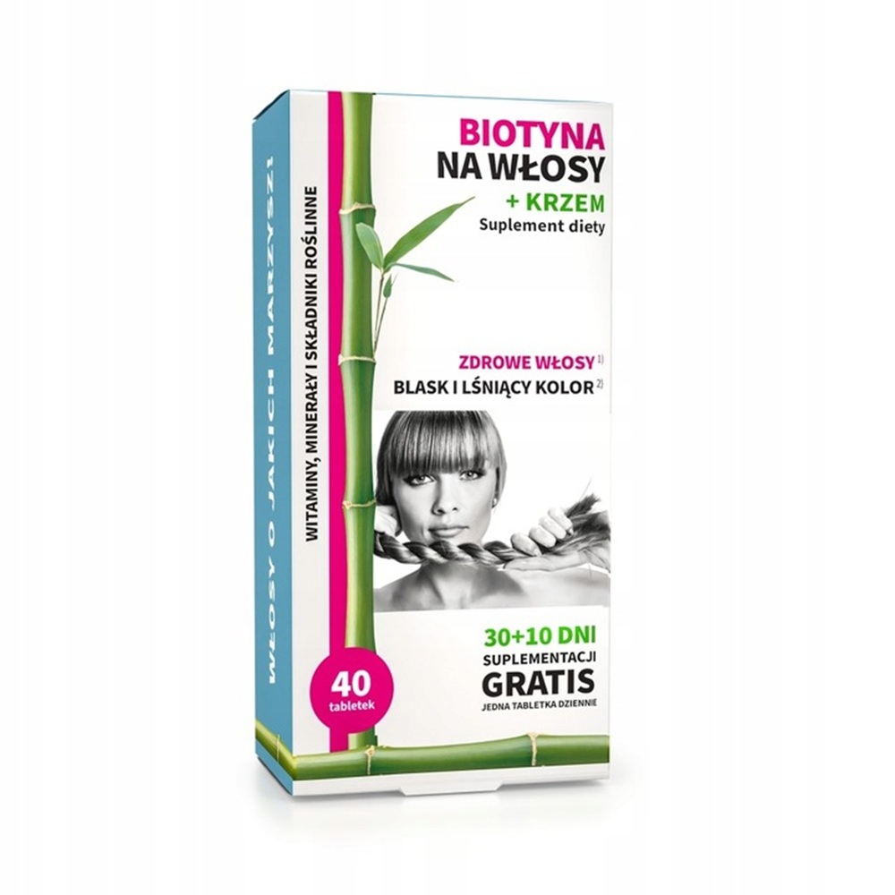 Noble Health Biotyna na włosy + Krzem, tabletki 40 szt.