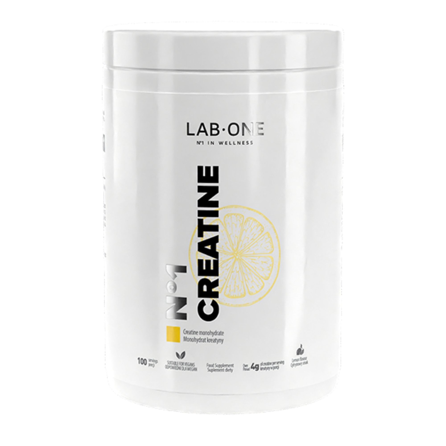 Lab One  N1 Creatine  smak Cytrynowy, proszek 500 g