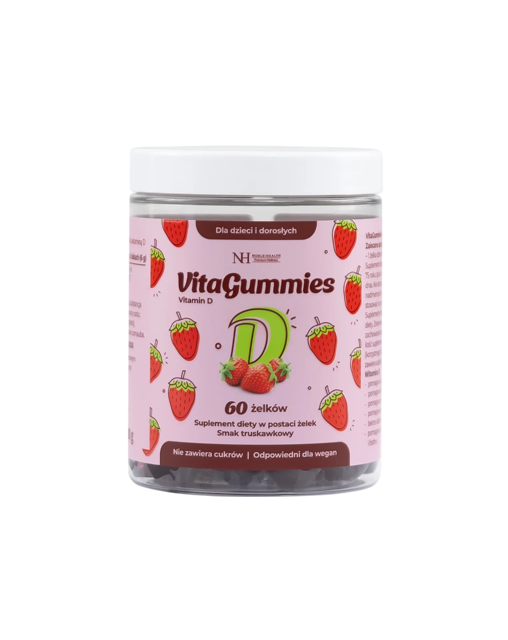 Noble Health Vitagummies Vitamin D Żelki 60 szt.
