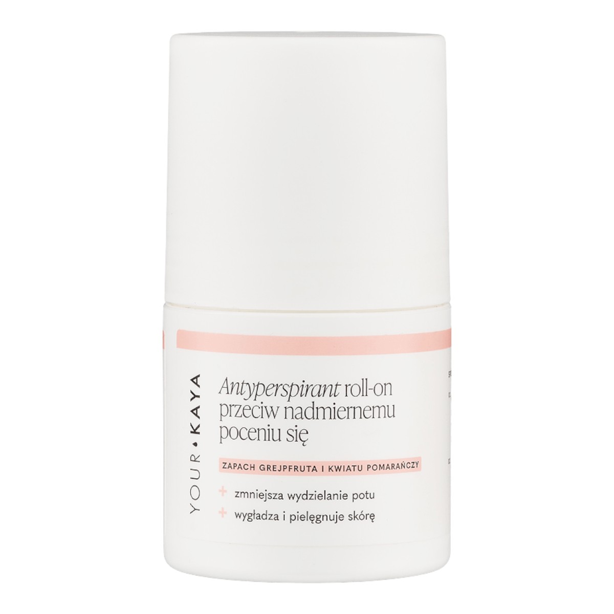 Your KAYA Antitraspirante roll-on contro la sudorazione eccessiva, Pompelmo e Fiore d'Arancio