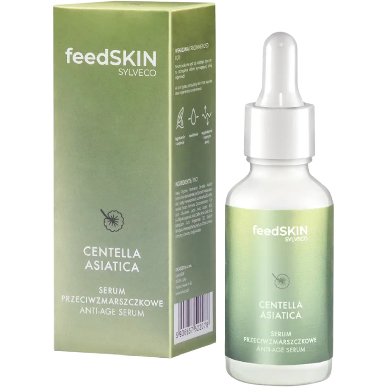 Feedskin Centella Asiatica Serum anti-age z wąkrotą azjatycką 